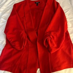 Torrid red blazer